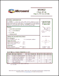 Click here to download MS3022 Datasheet