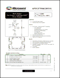 Click here to download APTGT75SK120T1G Datasheet