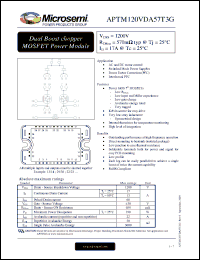 Click here to download APTM120VDA57T3G Datasheet