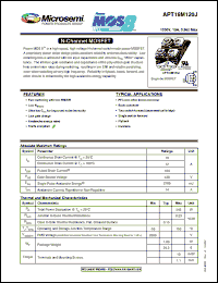 Click here to download APT19M120J Datasheet