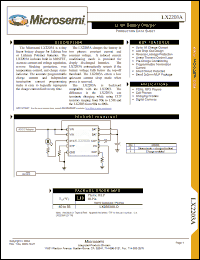 Click here to download LX2203A Datasheet