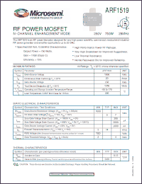Click here to download ARF1519 Datasheet