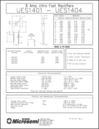 Click here to download UES1401_04 Datasheet