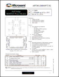 Click here to download APTM120H65FT3G Datasheet