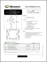 Click here to download APTGT50SK170T1G Datasheet