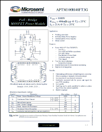 Click here to download APTM100H40FT3G Datasheet
