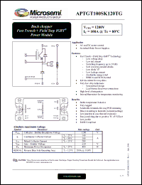 Click here to download APTGT100SK120TG Datasheet