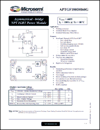 Click here to download APTGF180DH60G Datasheet