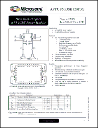 Click here to download APTGF50DSK120T3G Datasheet