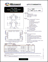 Click here to download APTGT100H60T3G Datasheet