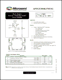 Click here to download APTGT30SK170T1G Datasheet