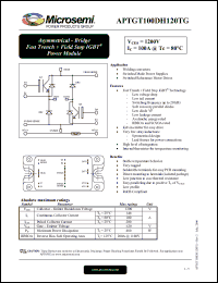 Click here to download APTGT100DH120TG Datasheet