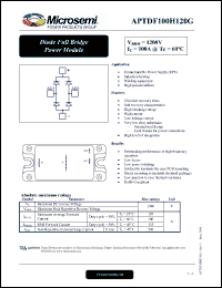 Click here to download APTDF100H120G Datasheet