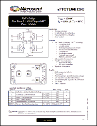Click here to download APTGT150H120G Datasheet