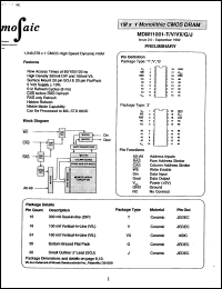 Click here to download MDM11001VX10 Datasheet