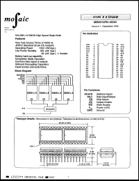 Click here to download MS8512SCLI025 Datasheet