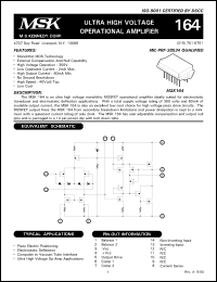 Click here to download MSK164 Datasheet