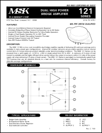 Click here to download MSK121B-1 Datasheet