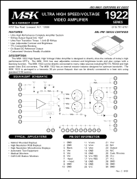 Click here to download MSK1922 Datasheet