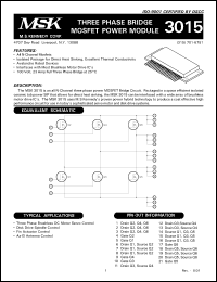 Click here to download MSK3015 Datasheet