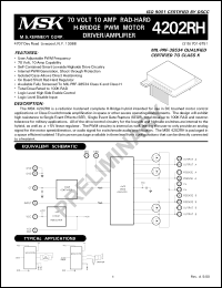 Click here to download MSK4202 Datasheet