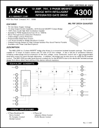 Click here to download MSK4300D Datasheet