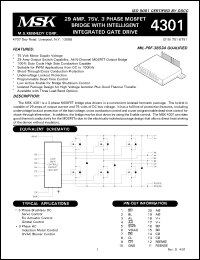 Click here to download MSK4301D Datasheet