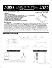 Click here to download MSK4322U Datasheet