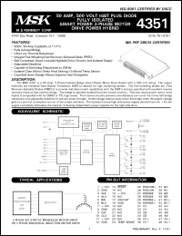 Click here to download MSK4351S Datasheet