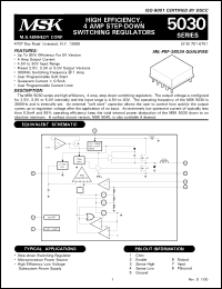 Click here to download MSK5030-3.3 Datasheet