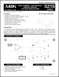 Click here to download MSK5215-5 Datasheet