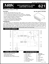 Click here to download MSK621B Datasheet