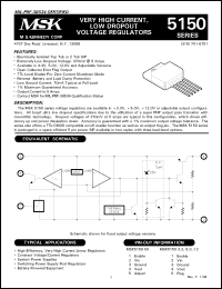 Click here to download MSK5150-00HTD Datasheet