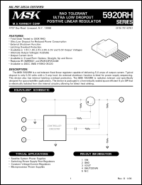 Click here to download MSK5920-5.0ERHD Datasheet