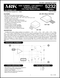 Click here to download MSK5232-3.3EU Datasheet