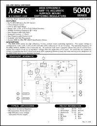 Click here to download MSK5040-5.0 Datasheet