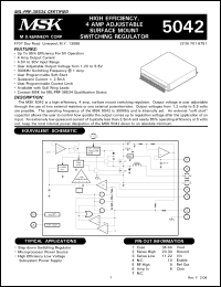 Click here to download MSK5042HG Datasheet