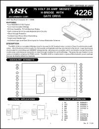 Click here to download MSK4226S Datasheet
