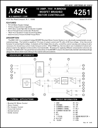 Click here to download MSK4251U Datasheet