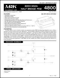 Click here to download MSK4800 Datasheet