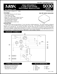 Click here to download MSK5030-5.0 Datasheet
