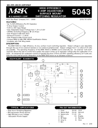 Click here to download MSK5043HG Datasheet