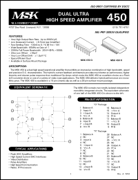 Click here to download MSK450Q Datasheet
