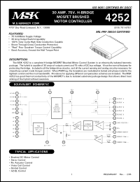 Click here to download MSK4252 Datasheet