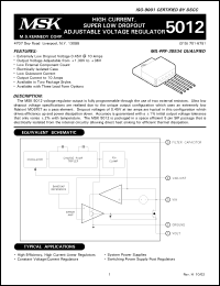 Click here to download MSK5012ETS Datasheet