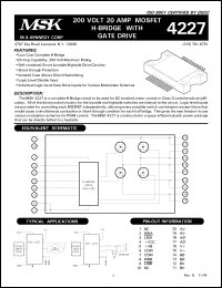 Click here to download MSK4227S Datasheet
