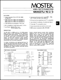 Click here to download MK4027J-1 Datasheet