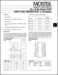 Click here to download MK4118AN-4 Datasheet