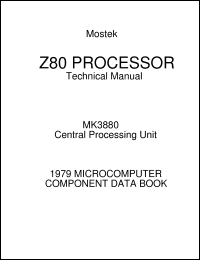 Click here to download MK3880P-4 Z80-CPU Datasheet