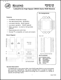 Click here to download MS58128W45 Datasheet
